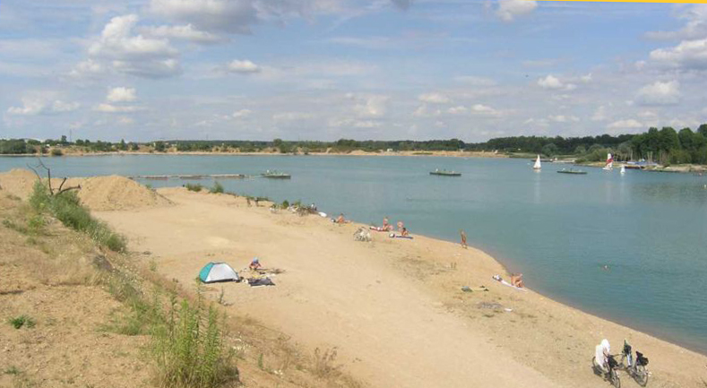 Windsurfen und Kitesurfen am Epplesee