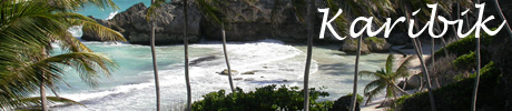 Traumhafte Strandbucht in der Karibik - hier Barbados