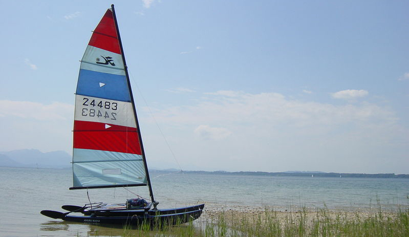 Windsurfen und Kitesurfen am Chiemsee