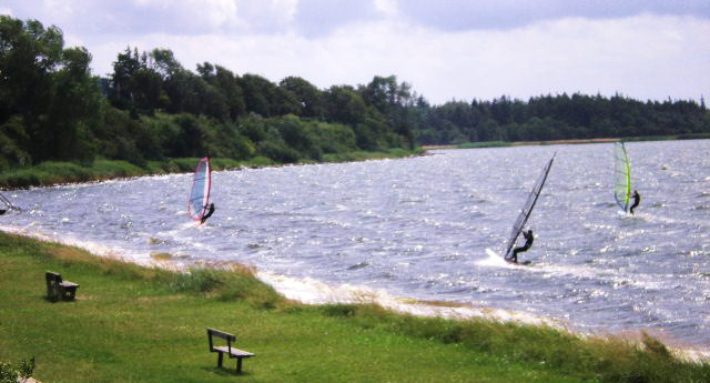 Windsurfen und Kitesurfen in Brodersby