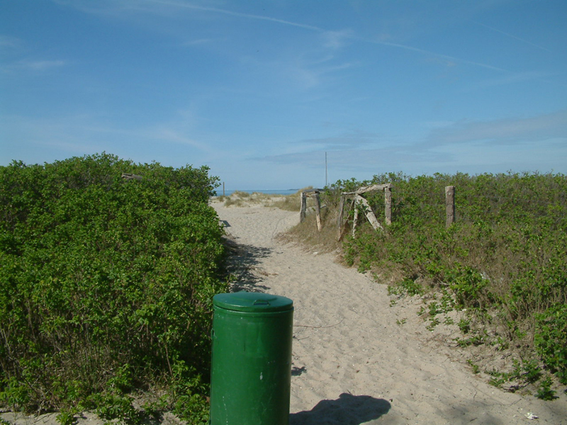 Ein Durchgang zum Strand