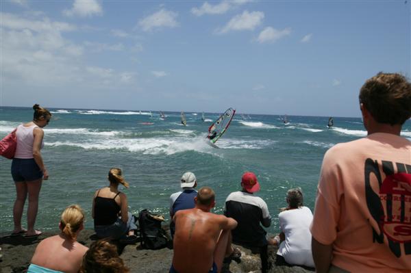 Windsurfen und Kitesurfen in Las Cucharas