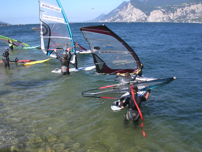 Windsurfen und Kitesurfen in Malcesine