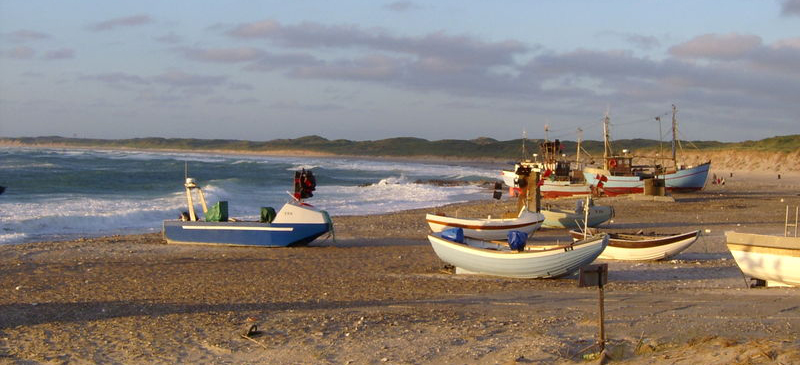 Windsurfen und Kitesurfen in Vorupör