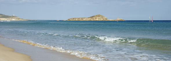 Chia an der Südküste von Sardinien