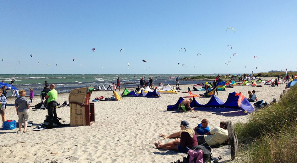 Windsurfen und Kitesurfen auf Fehmarn