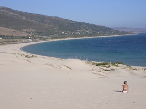 Blick von der Düne in Tarifa