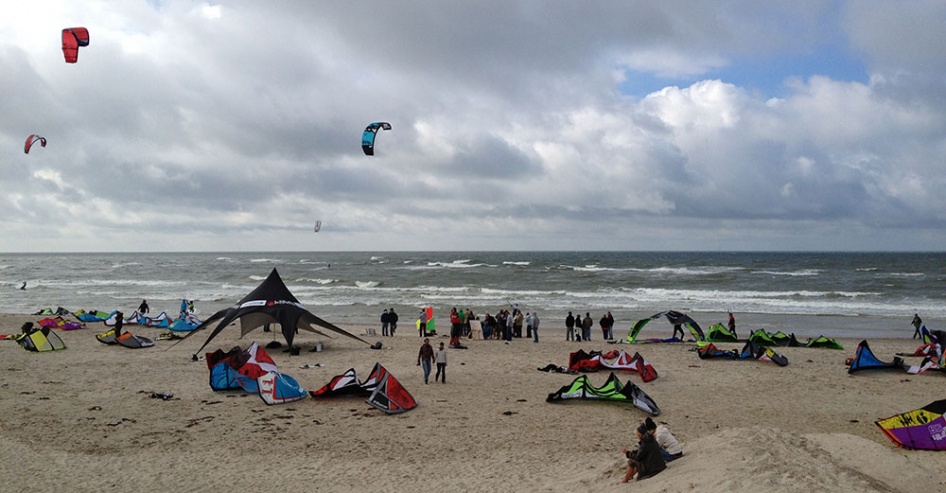 Windsurfen und Kitesurfen Hvide Sande Nordsee