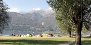 Windsurfen und Kitesurfen am Comer See