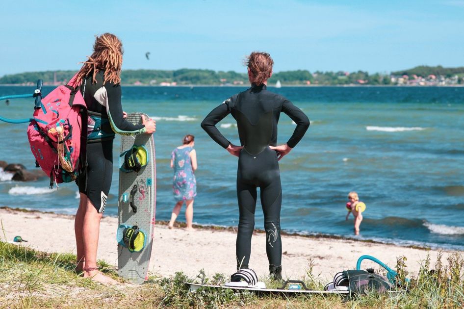 Windsurfen und Kitesurfen in der Flensburger Förde