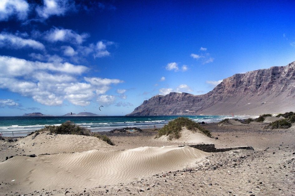 Windsurfen und Kitesurfen in Famara Lanzarote